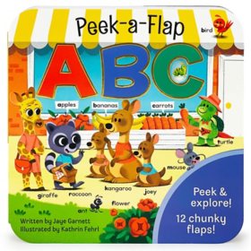 Peek-a-Flap ABC - Lift-a-Flap Board Book for Curious Minds and Little Learners