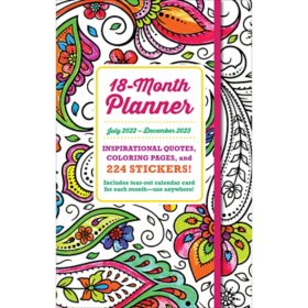 2023 18-Month Coloring Planner