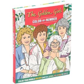 The Golden Girls Color-by-Number, Paperback