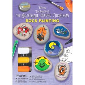 The Nightmare Before Christmas Rock Painting