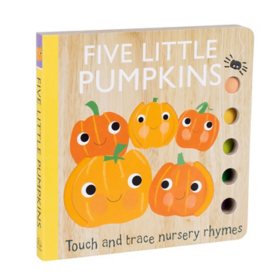 Touch and Trace Nursery Rhymes: Five Little Pumpkins, Board Book