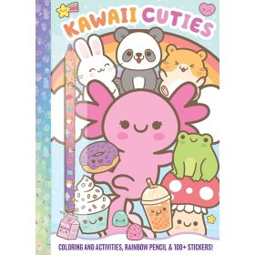 Kawaii Cuties Coloring, Mixed Media