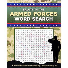 Salute to the Armed Forces Word Search, Flexibound