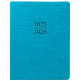 Large Teal 18-Month 2026 Planner, Spiral Bound