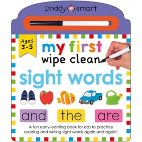 My First Wipe Clean Sight Words, Board Book