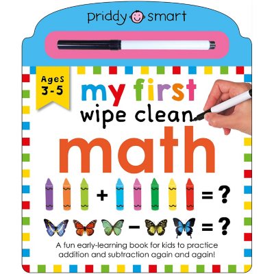 My First Wipe Clean: Math, Board Book