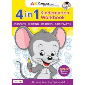 ABCMouse Kindergarten Learn At Home Educational 320-Page Workbook