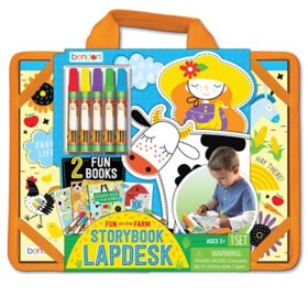 Farm Friends Storybook and Coloring Lapdesk		