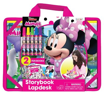 Disney Minnie Mouse Storybook and Coloring Lapdesk - Sam's Club