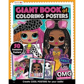 LOL OMG Giant Book of Coloring Posters