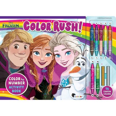 Bendon Frozen Color Rush Crayons