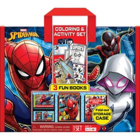 Spiderman Color & Activity Tri-Fold Storage Case