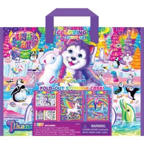 Lisa Frank Coloring & Activity Tri-Fold Storage Case by Bendon Publishing Intl