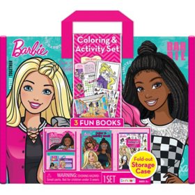 Barbie Color & Activity Tri-Fold Storage Case