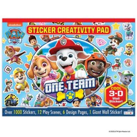 Nickelodeon Paw Patrol Sticker Pad, Paperback