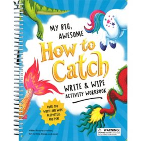 My Big, Awesome How to Catch Write and Wipe Activity Workbook