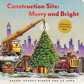 Construction Site: Merry and Bright, Board Book