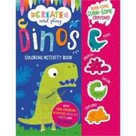 Create and Play Dinos Coloring and Activity Book