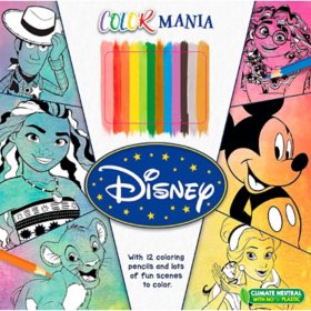 Sam's Exclusive - Color Mania: Disney Coloring Kit, Hardcover