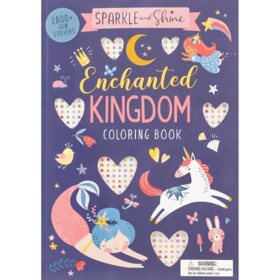 Sam's Exclusive - Sparkle and Shine Enchanted Kingdom Coloring Book, Paperback