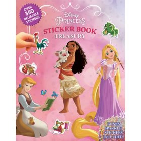 Disney Princess Sticker Book Treasury, Paperback