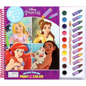 Disney Princess Deluxe Poster Paint & Coloring Book