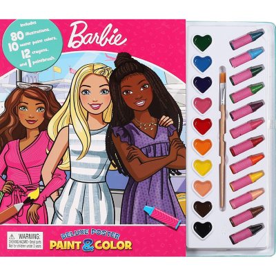 Deluxe Poster Paint & Color: Barbie, Mixed Media