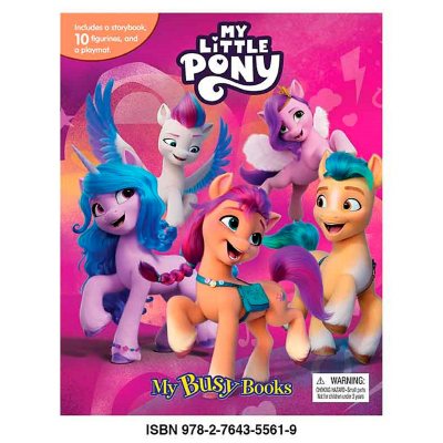 My little pony store book with figurines