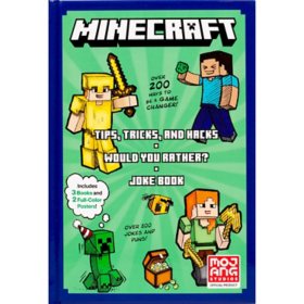 Minecraft: Tips, Tricks, and Hacks Would You Rather? Joke Book, Hardcover