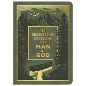 180 Encouraging Devotions for a Man of God, Imitation Leather
