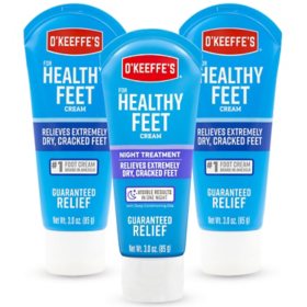 O'Keeffe's Healthy Feet and Healthy Feet Night Treatment, 3 oz., 3 pk.