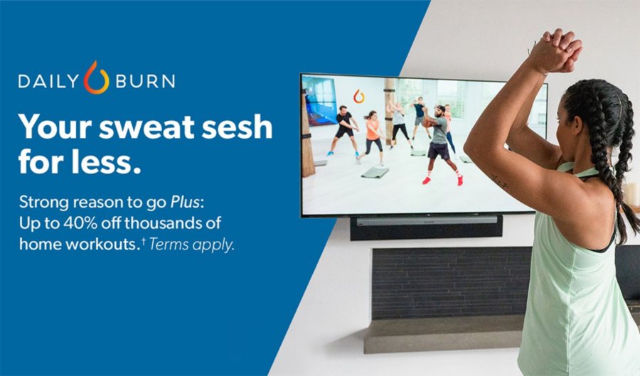 Daily Burn - At Home Workout Subscription - Sam's Club