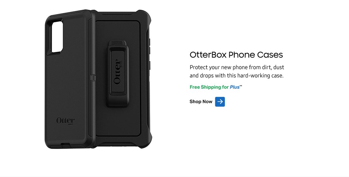 OtterBox Phone Cases. Protect your new phone from dirt, dust and drops with this hard-working case. Free Shipping for Plus members. Shop Now.