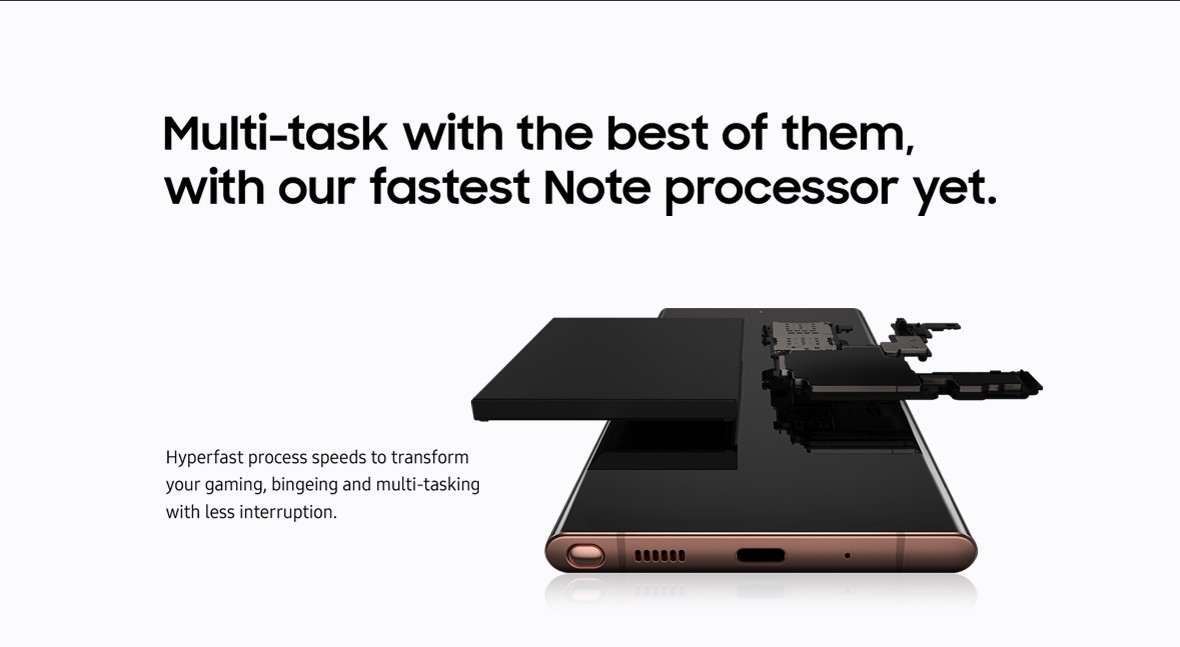 Multi-task with the our fastest Note processor yet.