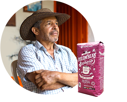 Meet Reginberto, the farmer behind your fave products like Member's Mark Colombian Supremo Whole Bean Coffee.