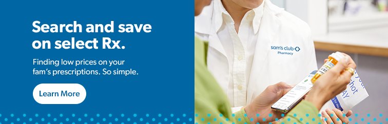 Search and save on select prescriptions for your family. Click here to learn more.