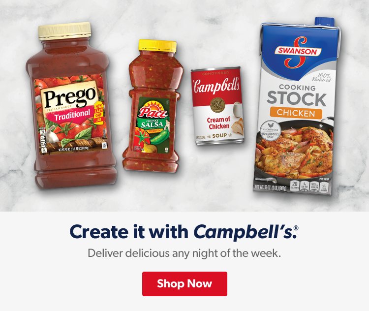 Pick 2 Campbell's Cooking Sauces