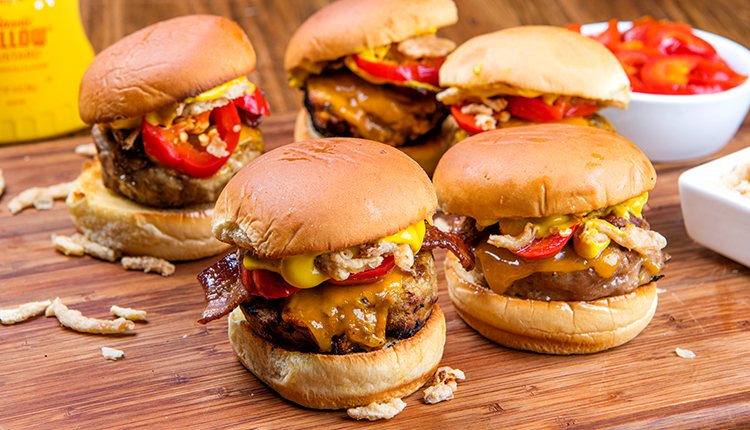 Triple Mustard Turkey Burger Sliders Recipe Sam s Club
