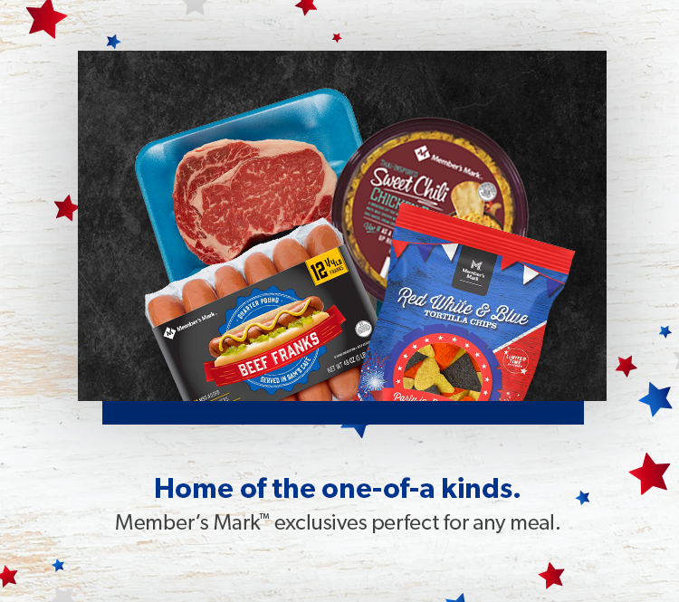 Get Member’s Mark exclusives that are perfect for any meal or party. 