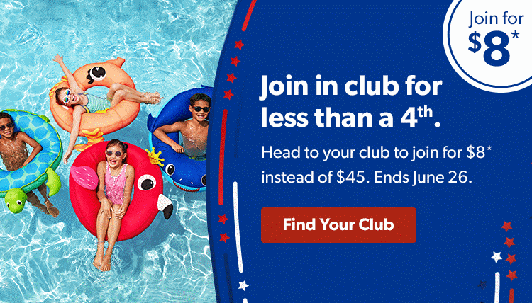 Join Sam’s Club for eight dollars instead of the usual forty-five. Ends June twenty-six. 