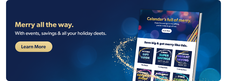 Use this calendar to mark every holiday event and savings date. Learn more.