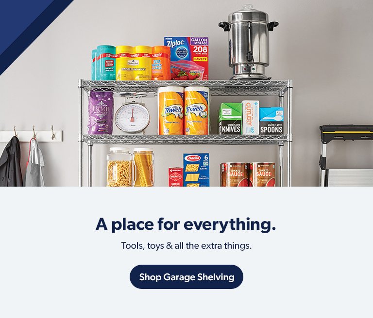 Sam's Club - After the spring clean comes the organization. These