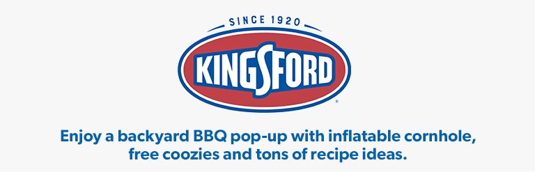 Experience Kingsford’s backyard barbecue pop up with inflatable cornhole and tons of recipe ideas. 