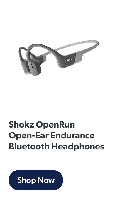 Shokz OpenRun Open-Ear Endurance Bluetooth Headphones (Choose Color)