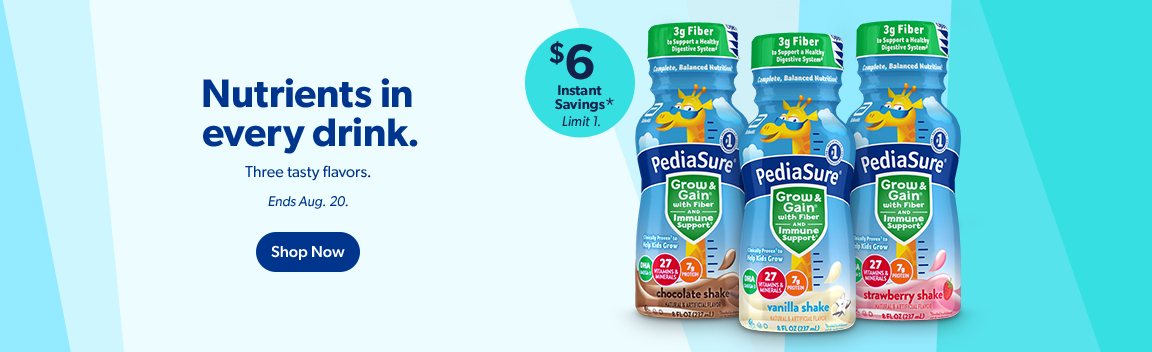 Get $6 Discount on PediaSure nutrition shake for kids
