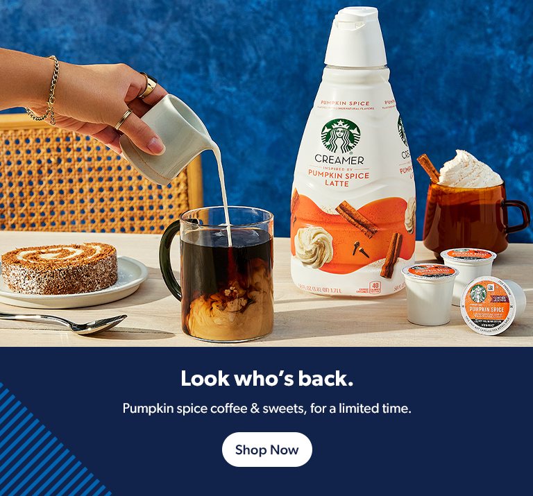 Find your favorite flavor in coffee, sweets and more, for a limited time.