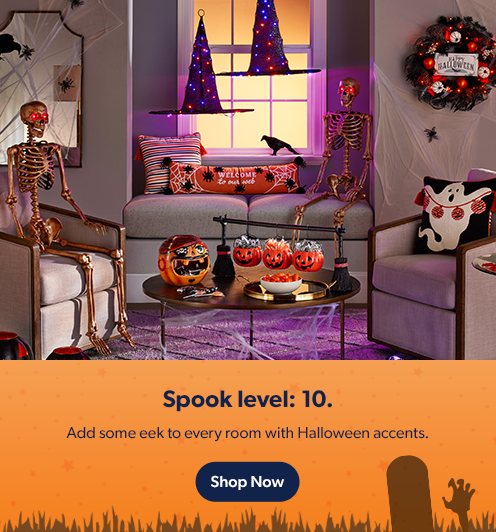 Add something spooky to every room with Halloween accents. Shop now. 