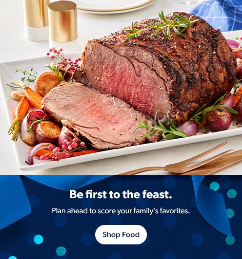 Plan ahead for your big holiday meal by scoring your fam's favorite dishes now. Shop food.