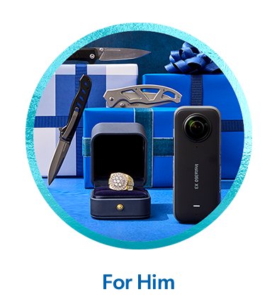 Shop gifts for him.
