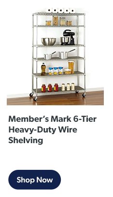 Member’s Mark 6-Tier Heavy-Duty Wire Shelving. Shop now!